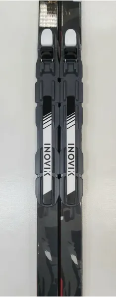 Лыжи беговые NLF с насечками и креплениями NNN active красный р. 170, изображение 7