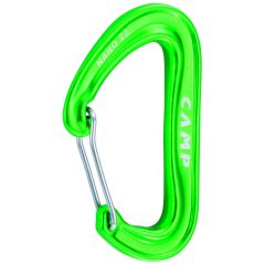 Карабин скалолазный алюминиевый  CAMP NANO 22 цвет зеленый  (Green), Название цвета: Зеленый, Страна-производитель: КИТАЙ