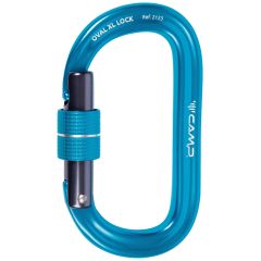 Карабин альпинистский CAMP Oval XL Lock, Blue, алюминиевый сплав, Название цвета: Голубой, Страна-производитель: КИТАЙ