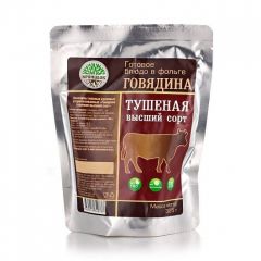 Готовое блюдо "Говядина тушеная (тушенка) ВС (Кронидов) Коробка 4шт*325гр, 1,3кг, Товаров в упаковке, шт: 4, Варианты: 4шт*325гр, 1,3кг