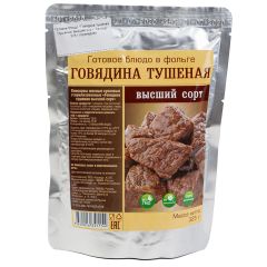 Готовое блюдо "Говядина тушеная (тушенка) ВС "Каскад" (Кронидов) Коробка 12шт х 325гр, 3,9кг
