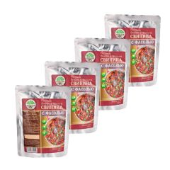 Готовое блюдо "Свинина с фасолью" 250 г. (Кронидов) 4шт 1кг