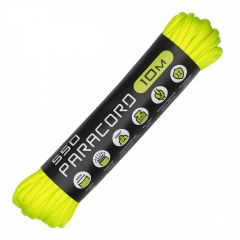 Паракорд 275 Cord 10м (neon yellow), Название цвета: Жёлтый, Товаров в упаковке, шт: 1