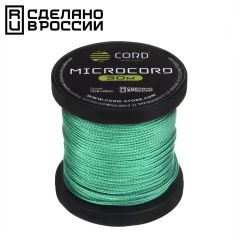 Микрокорд CORD катушка 30м, нейлон (emerald green), Название цвета: Зеленый, Товаров в упаковке, шт: 1, Варианты:  , Страна-производитель: РОССИЯ