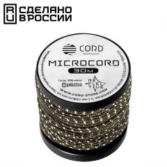 Микрокорд CORD катушка 30м светоотражающий (khaki), Название цвета: Хаки, Товаров в упаковке, шт: 1, Варианты:  , Страна-производитель: РОССИЯ