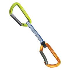 TRANGO оттяжка с карабинами Dyneema Set 12см, Название цвета: Зелёно-оранжевый