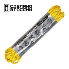 Паракорд 550 Cord 10м световозвращающий (lemon), Название цвета: Lemon, Товаров в упаковке, шт: 1, Варианты:  , Страна-производитель: РОССИЯ