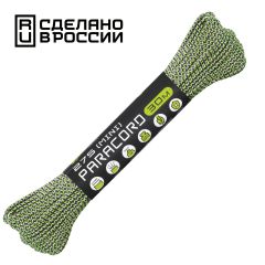 Паракорд 275 (мини) CORD nylon 30м RUS (zombie snake), 颜色名称: Зелёно-фиолетовый, 包装内商品数量，件: 1, 选项:  , 生产国: 俄罗斯