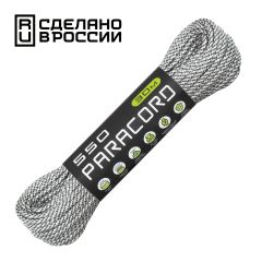 Паракорд 550 CORD nylon 30м RUS (arctic camo), 颜色名称: 黑白, 包装内商品数量，件: 1, 选项:  , 生产国: 俄罗斯
