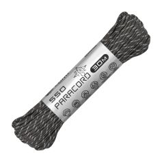 Паракорд 550 CORD nylon 30м RUS световозвращающий (graphite), Название цвета: Тёмно-серый, Товаров в упаковке, шт: 1, Варианты:  , Страна-производитель: РОССИЯ