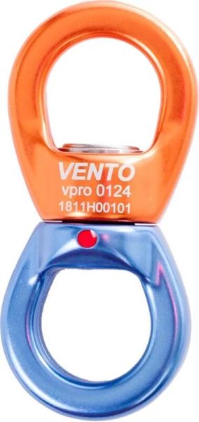 Такелажный вертлюг с подшипником малый vnt 1109, Vento, цвет голубой/оранжевый, изображение 6