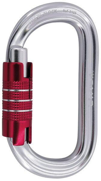 Карабин Camp OVAL XL 3LOCK , из алюминиевого сплава, с автоматической муфтой, голубой, Название цвета: Голубой, изображение 3