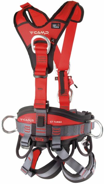 Привязь страховочная CAMP GT TURBO размер L-XXL, для канатного доступа, Название цвета: Красный, Размер: L-XXL, изображение 3