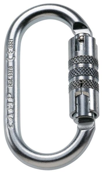 Карабин Oval PRO 3LOCK CAMP, стальной с автоматической муфтой, изображение 5