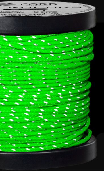 Микрокорд CORD катушка 10м светоотражающий (lime), Название цвета: Светло-зеленый, Товаров в упаковке, шт: 1, Варианты:  , Страна-производитель: РОССИЯ, изображение 3