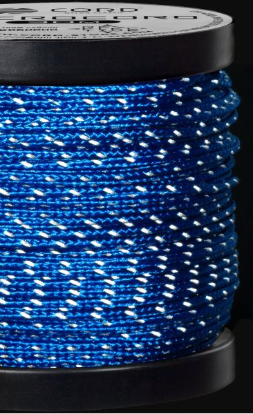 Микрокорд CORD катушка 10м светоотражающий (ultramarine blue), Название цвета: Синий, Товаров в упаковке, шт: 1, Варианты:  , Страна-производитель: РОССИЯ, изображение 3