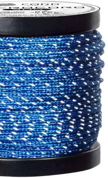 Микрокорд CORD катушка 10м светоотражающий (ultramarine blue), Название цвета: Синий, Товаров в упаковке, шт: 1, Варианты:  , Страна-производитель: РОССИЯ, изображение 2