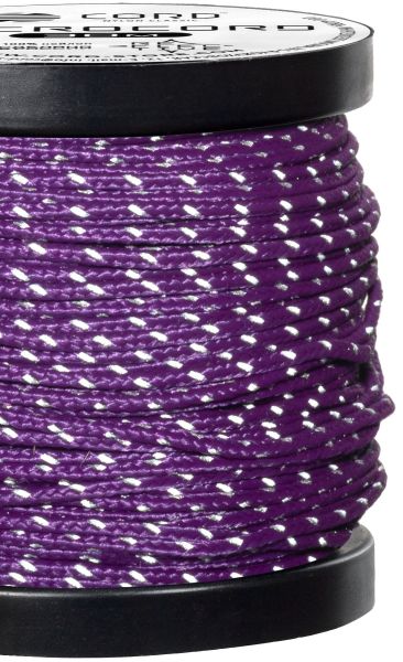 Микрокорд CORD катушка 10м светоотражающий (purple), Название цвета: Фиолетовый, Товаров в упаковке, шт: 1, Варианты:  , Страна-производитель: РОССИЯ, изображение 2