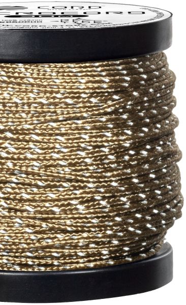 Микрокорд CORD катушка 10м светоотражающий (tan), Название цвета: Коричневый, Товаров в упаковке, шт: 1, Варианты:  , Страна-производитель: РОССИЯ, изображение 2