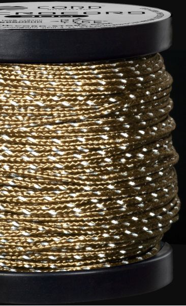 Микрокорд CORD катушка 10м светоотражающий (tan), Название цвета: Коричневый, Товаров в упаковке, шт: 1, Варианты:  , Страна-производитель: РОССИЯ, изображение 3