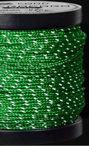 Микрокорд CORD катушка 10м светоотражающий (ultragreen), Название цвета: Зеленый, Товаров в упаковке, шт: 1, Варианты:  , Страна-производитель: РОССИЯ, изображение 3