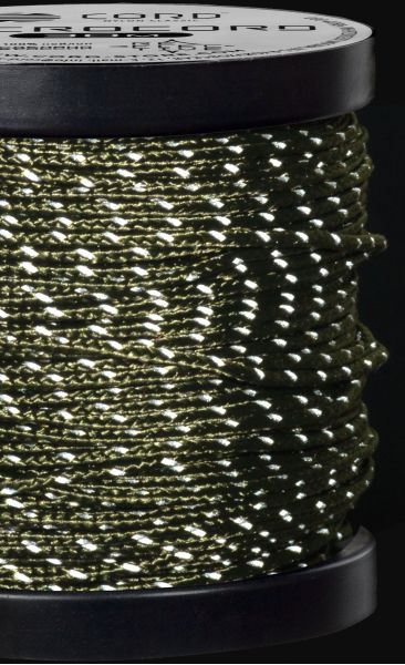 Микрокорд CORD катушка 30м светоотражающий (olive), Название цвета: Хаки, Товаров в упаковке, шт: 1, Варианты:  , Страна-производитель: РОССИЯ, изображение 3