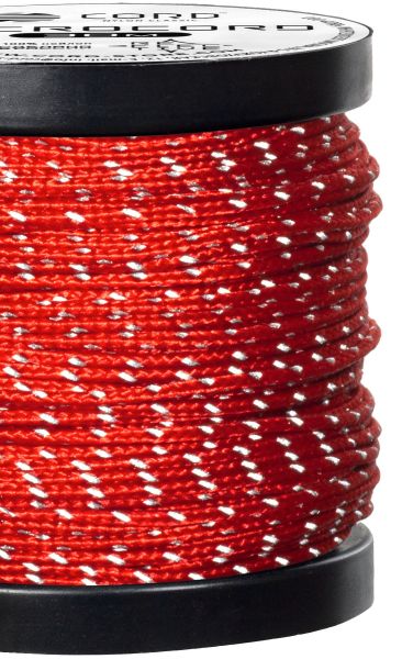 Микрокорд CORD катушка 30м светоотражающий (red), Название цвета: Красный, Товаров в упаковке, шт: 1, Варианты:  , Страна-производитель: РОССИЯ, изображение 2