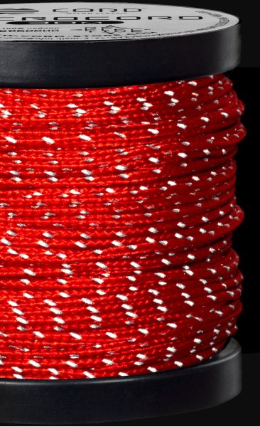 Микрокорд CORD катушка 30м светоотражающий (red), Название цвета: Красный, Товаров в упаковке, шт: 1, Варианты:  , Страна-производитель: РОССИЯ, изображение 3