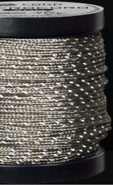 Микрокорд CORD катушка 30м светоотражающий (grey), Название цвета: Светло-серый, Товаров в упаковке, шт: 1, Варианты:  , Страна-производитель: РОССИЯ, изображение 3