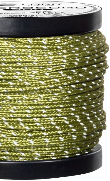 Микрокорд CORD катушка 30м светоотражающий (moss), Название цвета: Зеленый, Товаров в упаковке, шт: 1, Варианты:  , Страна-производитель: РОССИЯ, изображение 2