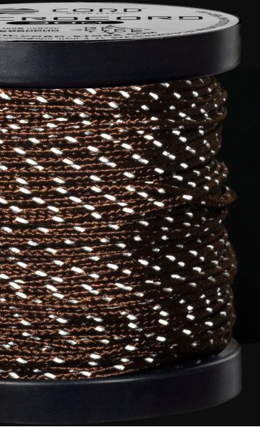 Микрокорд CORD катушка 30м светоотражающий (brown), Название цвета: Коричневый, Товаров в упаковке, шт: 1, Варианты:  , Страна-производитель: РОССИЯ, изображение 3