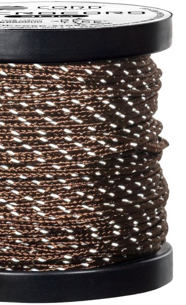 Микрокорд CORD катушка 30м светоотражающий (brown), Название цвета: Коричневый, Товаров в упаковке, шт: 1, Варианты:  , Страна-производитель: РОССИЯ, изображение 2