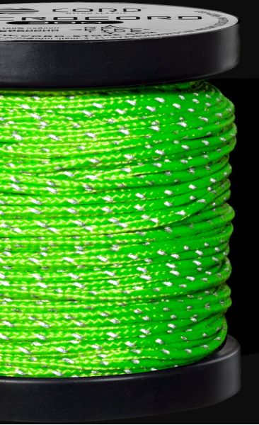 Микрокорд CORD катушка 30м светоотражающий (neon green), Название цвета: Светло-зеленый, Товаров в упаковке, шт: 1, Варианты:  , Страна-производитель: РОССИЯ, изображение 3