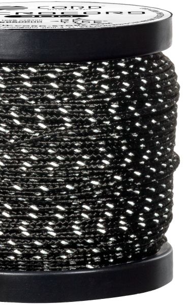 Микрокорд CORD катушка 30м светоотражающий (black), Название цвета: черный, Товаров в упаковке, шт: 1, Варианты:  , Страна-производитель: РОССИЯ, изображение 2