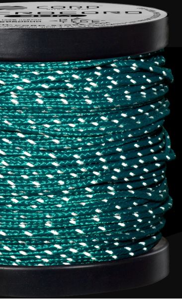 Микрокорд CORD катушка 30м светоотражающий (aquamarine), Название цвета: Зеленый, Товаров в упаковке, шт: 1, Варианты:  , Страна-производитель: РОССИЯ, изображение 3