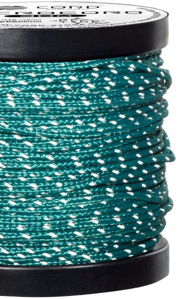 Микрокорд CORD катушка 30м светоотражающий (aquamarine), Название цвета: Зеленый, Товаров в упаковке, шт: 1, Варианты:  , Страна-производитель: РОССИЯ, изображение 2