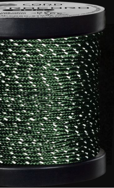 Микрокорд CORD катушка 30м светоотражающий (hunter), Название цвета: Тёмно-зелёный, Товаров в упаковке, шт: 1, Варианты:  , Страна-производитель: РОССИЯ, изображение 2