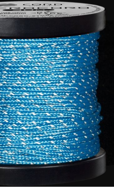 Микрокорд CORD катушка 30м светоотражающий (carolina blue), Название цвета: Голубой, Товаров в упаковке, шт: 1, Варианты:  , Страна-производитель: РОССИЯ, изображение 2