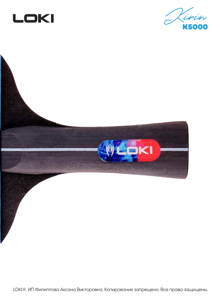 Ракетки для настольного тенниса LOKI Kirin K5000: две ракетки, два мяча, чехол, изображение 10