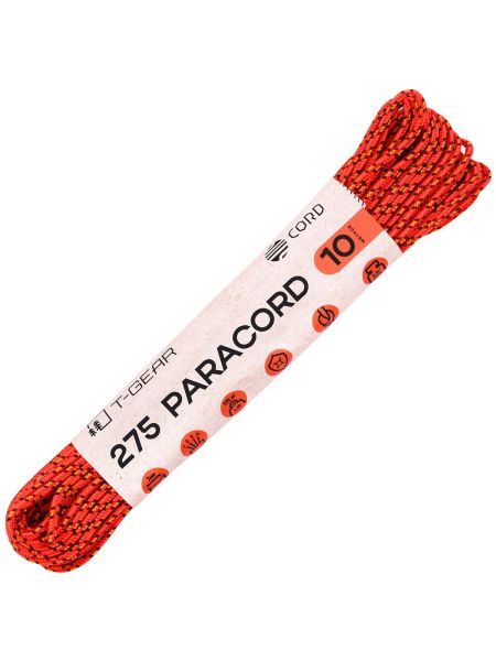Паракорд 275 T-Gear x CORD nylon 10м (Orange-Gold), Название цвета: Orange-Gold, Страна-производитель: РОССИЯ, изображение 2