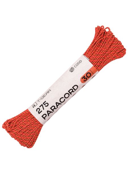 Паракорд 275 T-Gear x CORD nylon 30м (Orange-Gold), Название цвета: Orange-Gold, Страна-производитель: РОССИЯ, изображение 2