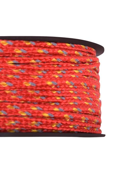 Микрокорд T-Gear x CORD nylon катушка 10м световозвращающий (Red'n'Stripes), Название цвета: Красный, Страна-производитель: РОССИЯ, изображение 3