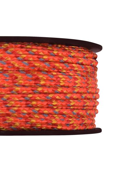 Микрокорд T-Gear x CORD nylon катушка 10м световозвращающий (Orange X), Название цвета: Оранжевый, Страна-производитель: РОССИЯ, изображение 3