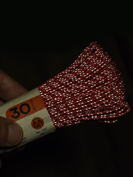 Паракорд 275 T-Gear x CORD nylon 30м световозвращающий (Red'n'Stripes), Название цвета: Красный, Страна-производитель: РОССИЯ, изображение 4