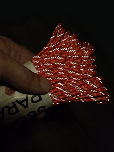 Паракорд 550 T-Gear x CORD nylon 30м световозвращающий (Orange X), Название цвета: Оранжевый, Страна-производитель: РОССИЯ, изображение 4