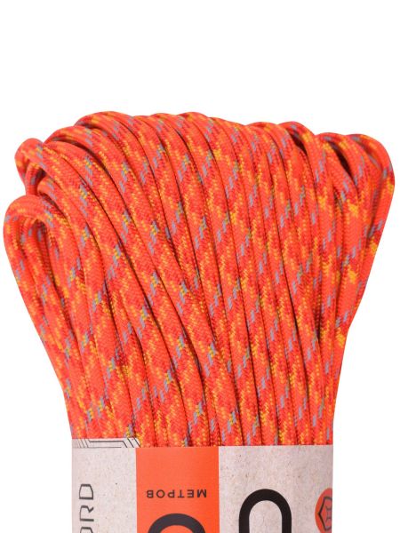 Паракорд 550 T-Gear x CORD nylon 30м световозвращающий (Orange X), Название цвета: Оранжевый, Страна-производитель: РОССИЯ, изображение 3