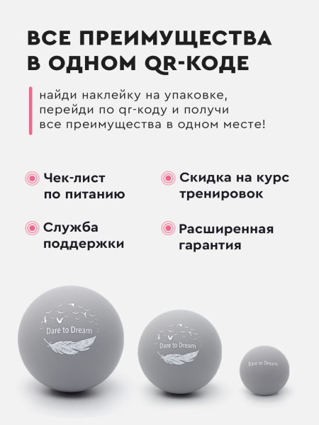 Набор массажных мячей МФР шарик для пилатеса, изображение 11