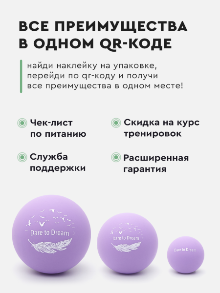 Набор массажных мячей МФР шарик для пилатеса, изображение 11