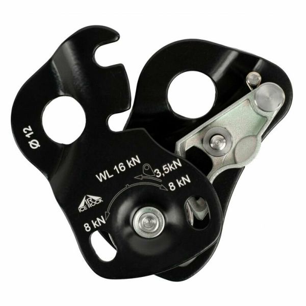 Блок-ролик с зажимом ELEPHANTI Вертикаль ICE ROCK IR 0415 черный, изображение 3