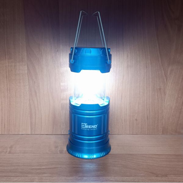 Кемпинговый фонарь аккумуляторный с солнечной батареей и пауэрбанком / USB Type-C / синий, изображение 4